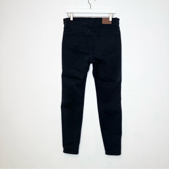 Madewell 9” High Rise Skinny Black Denim Jeans size 28 - Picture 5 of 15